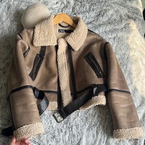 Zara aviator jacket